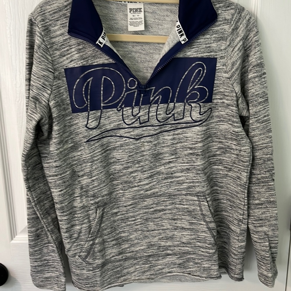 Pink Victoria’s Secret sweatshirt